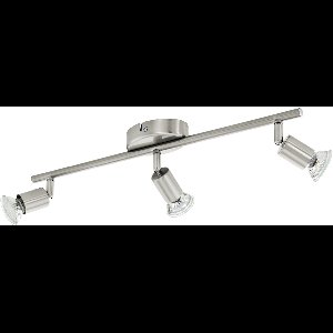 EGLO Buzz - Plafondspots - 3 Lichts - LED - Nikkel-Mat