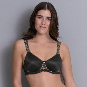 RosaFaia Beautyfull Abby Gladde Beugel Bh 5217 001 Zwart - maat EU 85C / FR 100C