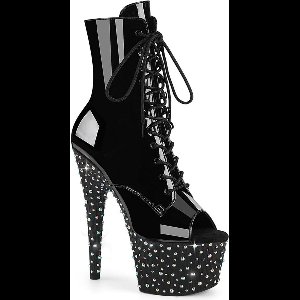 Pleaser - STARDANCE-1021 Plateau Laarzen - US 6 - 36 Shoes - Zwart
