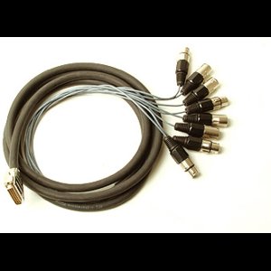 MUSIC STORE Dig. Multicore AES D-Sub/XLRfm 1.5m - 8-voudig/192kHz/Yamaha - Digitale multicore kabel
