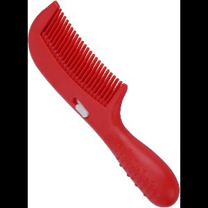 Nordivar - Rooskam voor Comfortabel Zelfreinigend Massage - Holle Tandenkam - Nieuwe Hoofdhuidkam - Vrouw Man - Rood