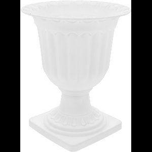 Flower Pot Outdoor Decor Greek Roman Vase Planters Urns for Plants Outdoor Urn Outdoor Plant Pots Indoor Room Vase White Planter Ceramics Plastic