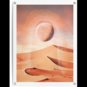 Tuinposter Woestijn - 80 x 60 - Canvas - REINDERS