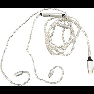 Egoods - Type-C naar MMCX audiokabel met microfoon - Wit - 1,2m