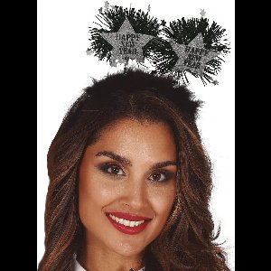 FIESTAS GUIRCA, S.L. - Gelukkig Nieuwjaar hoofdband met sterren voor volwassenen