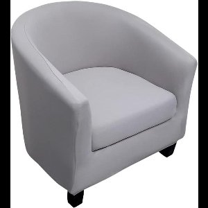 Smoakez - Stretch hoezen voor fauteuil en clubbank (2 stuks) - Stofdicht, verwijderbaar en wasbaar - Meubelbeschermer - Caféwoonkamer - 75 characters