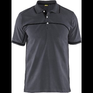 Blaklader Poloshirt 3389-1050 - Medium Grijs/Zwart - XXXL