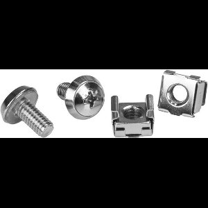 StarTech M6 serverkast rack schroeven en M6 kooimoeren - 20 stuks