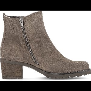 Gabor 800.1 Enkellaarsjes - Enkelboots met rits - Dames - Taupe - Maat 42