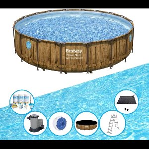 Bestway Zwembad Power Steel Swim Vista - Zwembad Deal - 488x122 cm
