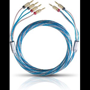 Oehlbach: LUIDSPREKERKABEL BI-WRING 2 X 2,5/2 X 4,0 MM² MET BANAANSTEKKER - 4 meter