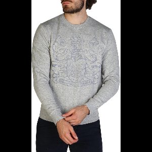 Aquascutum - Kleding - Sweatshirts - FAI001-85 - Heren - navy,white - M