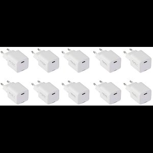 VOLTCRAFT UC-1C20W02 USB-oplader 20 W 1x USB-C GaN 10 stuks.