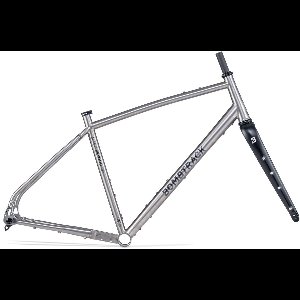Bombtrack Beyond TI Frame + Vork Kit - Titanium / Zwart - L - 52cm
