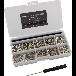 MMOBIEL 300 st. Roestvrij Stalen Laptop Schroevenset M2 / M2.5 / M3