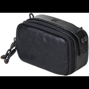 Wotancraft Portable Camera Pouch - maat M - zwart leer - cameratas