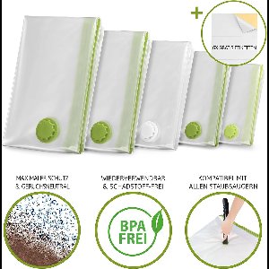 Vacuumzakken – Vacuumtassen – Vacuum Opbergtas - Vacuüm opbergzakken voor kleding