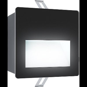 EGLO Aracena Inbouwarmatuur Buiten - LED - 14 cm - Zwart