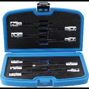 BGS Doppenset - 9-delig - Opname 1/2" - Blauw