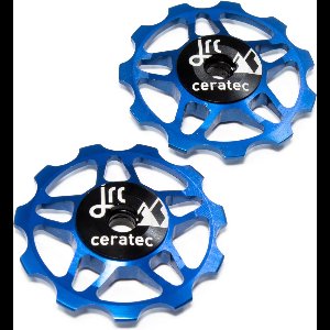 JRC-Components Ceramic Jockey Wheels 11T Blue - Keramische derailleurwieltjes