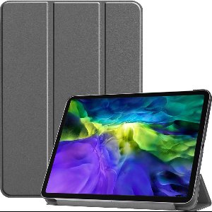 Tri-fold smart case hoes voor iPad Pro 11 (2020 / 2021) - grijs