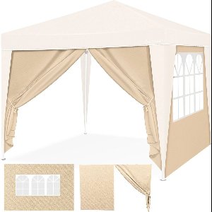 KESSER® 2x Zijwanden voor 3x3m Gazebo - Opvouwbare Gazebo | Opvouwbaar | Ruimtebesparend | Opbergbaar
