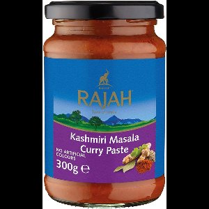 Rajah Kashmiri Masala Curry Paste (3 x 300 g) - Scherpe kruidenpasta voor authentieke curry's - Perfect voor het kruiden van vlees, vis en groenten met Kajal Sticker