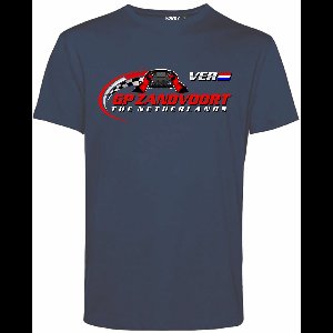 T-shirt Stuur GP Zandvoort | Formule 1 fan | Max Verstappen / Red Bull racing supporter | Navy | maat XXL