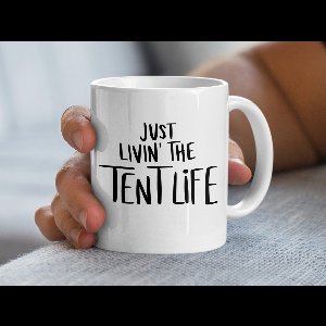 Tentlife Mug, Camping Lover, Funny Camping, Wandelen Koffie, Tent Life Cadeau, Kampeerder Cadeau, Kamperen Drinkware