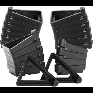 Dolaso 24 potpoten-onzichtbare plastic poten-slijpvastige stevige ademhalende potplant-potpoten voor tuin en balkon