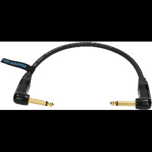 Klotz pedaal Patcher 0,6m hoek Titanium TI-RR060 - Mono Patchkabel