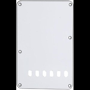 Göldo Tremolo Backplate 3-ply WH wit - Gitaaronderdeel