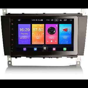 CarPlay geschikt voor Mercedes C CLC CLK Navigatie Autoradio | Android 10 | W203 | W209