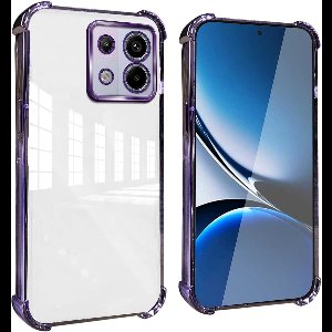 Hoesje voor Smartphone - Dun TPU Hoesje met Versterkte Hoeken Schokbestendig - Paars