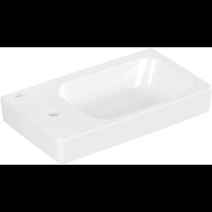 Villeroy & Boch Architectura - Wastafel 48x28 cm, met overloop, kraangat links, alpine wit 43854801