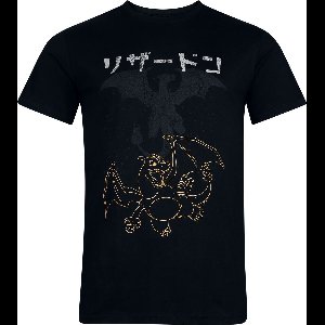 Pokémon Charizard Heren T-shirt - zwart - L