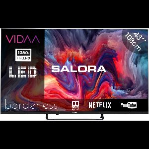 Salora FOD43FV - Smart tv 43 inch - Smart TV - Full HD - VIDAA - 43 inch smart tv - 2025