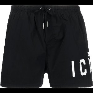 Dsquared2 Icon Zwembroek - Zwart & Wit