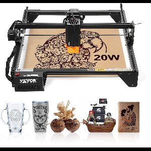 VEVOR Lasergraveermachine Lasergraveur 20W Gecomprimeerde Dot Oogbescherming