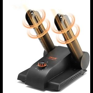 DoneMore® – schoenendroger – 180° opvouwbaar – warme lucht blower – met timer – draagbaar – PP+ABS – voor 1 paar schoenen – 22 × 17 × 8 cm – 0,9 kg