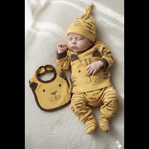 4-delige Newborn Baby Kleding Set - Jongens - Tijger - Baby - Newborn set - Babykleding - Babyshower cadeau - Kraamcadeau
