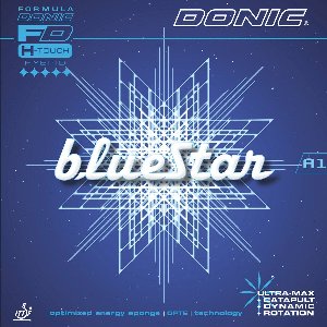 Donic - Bluestar A1 - Zwart - Max - Tafeltennis Rubbers