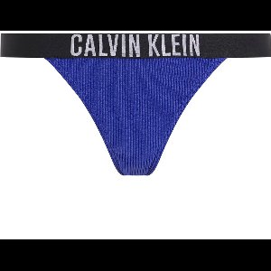 Calvin Klein Kw0kw02392 Tanga Onderkant Blauw L Vrouw