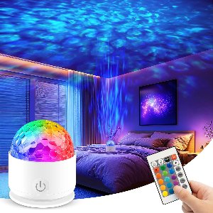 Ibenzoa® LED Sterrenhemelprojector met 16 Verlichtingseffecten voor Kinderen en Feesten