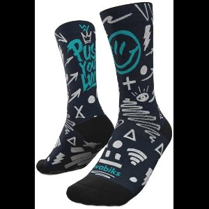 Wabiks Push Your Limits Crewsokken Zwart EU 35-38 Man,Vrouw