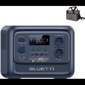 BLUETTI Elite 100 V2 1024Wh 1800W blauw Power station-9 uitgangspoorten- 10 jaar batterijduur-10 ms UPS-back-up. Snel opladen.Voor kamperen, reizen en stroomuitval, Camper, Wandelen, Noodgeval