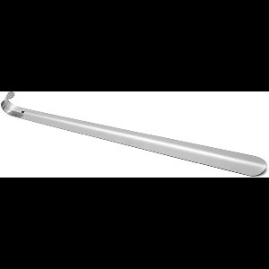 Schoenlepel - Verlengde schoenlepel - Metaal - 1-delig - 41 ×4cm - Met praktische handgreep - Geschikt voor senioren en mensen met mobiliteitsproblemen - Zilver