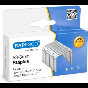 53/8mm nietjes 10 pakken (20.000 stuks) voor nietmachines