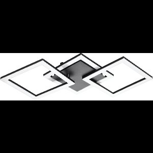 EGLO connect.z Paranday-Z Smart Plafondlamp - 65 cm - Zwart/Wit - Instelbaar wit licht - Dimbaar - Zigbee