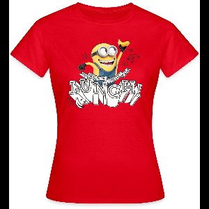 Minions Met Banaan Mijn Favoriete Thema Is Lunch T-Shirt Dames